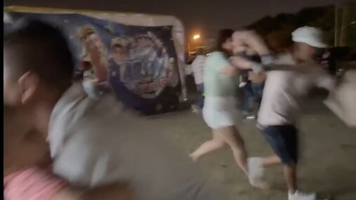 VIDEO: momento donde hieren a periodista tras atentado contra Cristhian Nieto