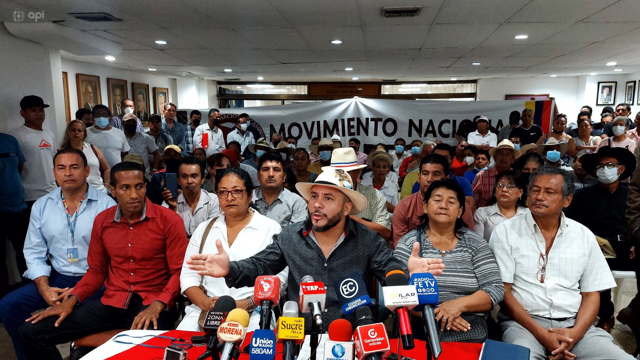 Rueda de prensa en junio de este año