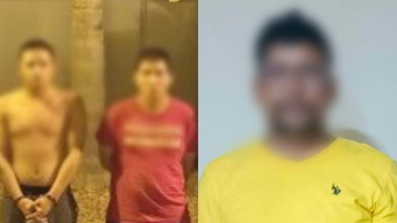 Presuntos extorsionadores fueron detenidos en Guayaquil.