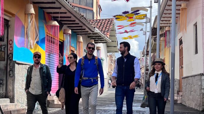 Cuenca, sede del Remote 2023, recorrieron la ciudad los organizadores