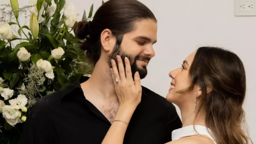Farid Dieck y su novia Jessica Fernández