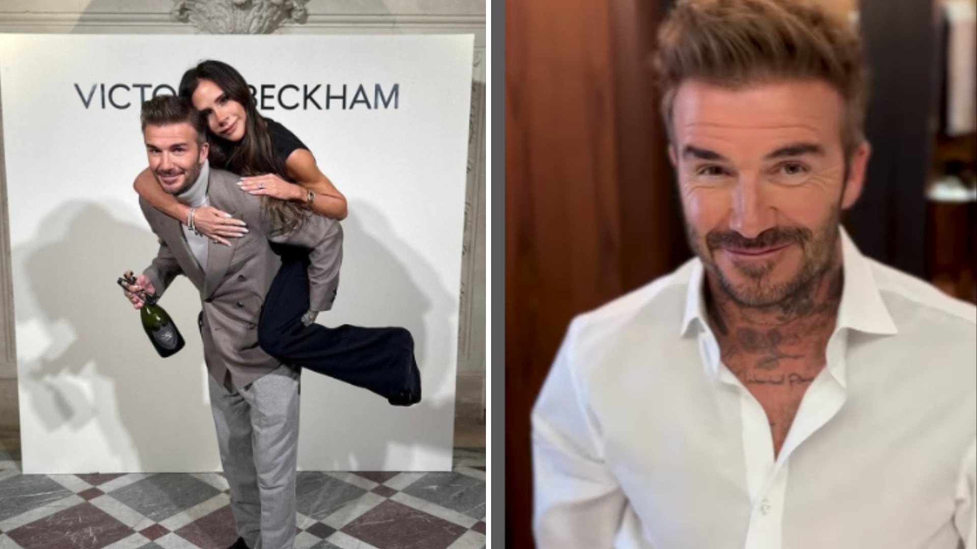 Victoria Beckham le regala a sus fans un sexy video de David y enciende las redes.