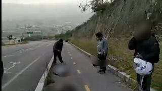 Hallan tres cuerpos acribillados en la Simón Bolívar, norte de Quito