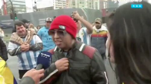 Hincha traicionero de Ecuador