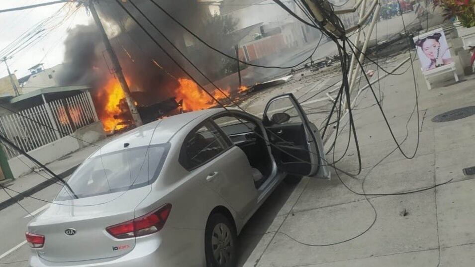 Accidente de avioneta en Guayaquil
