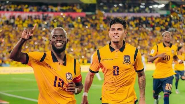 Enner Valencia consiguió el gol de la victoria ante Argentina.