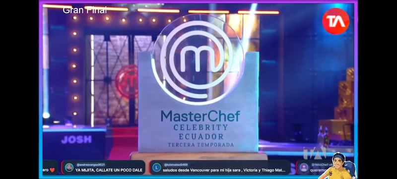 trofeo de MasterChef Celebrity Ecuador
