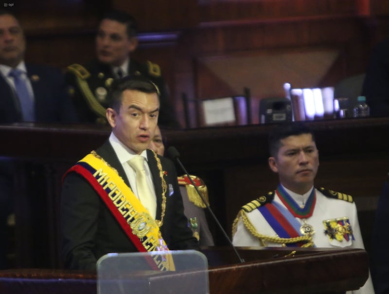 INFORME A LA NACION DANIEL NOBOA