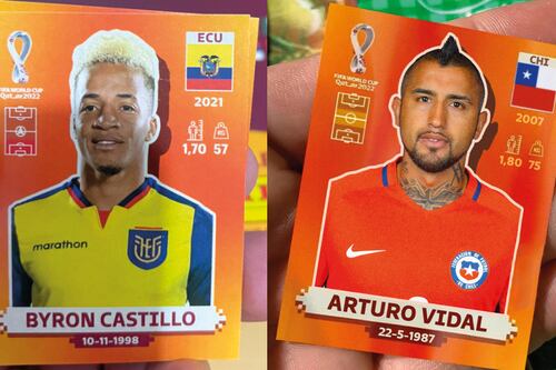 Byron Castillo en el álbum Panini del Mundial Qatar 2022: Burlas y memes en redes a la Selección de Chile