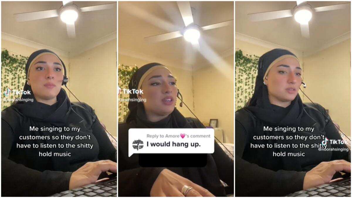 Usa su talento para amenizar la espera de los clientes vía telefónica