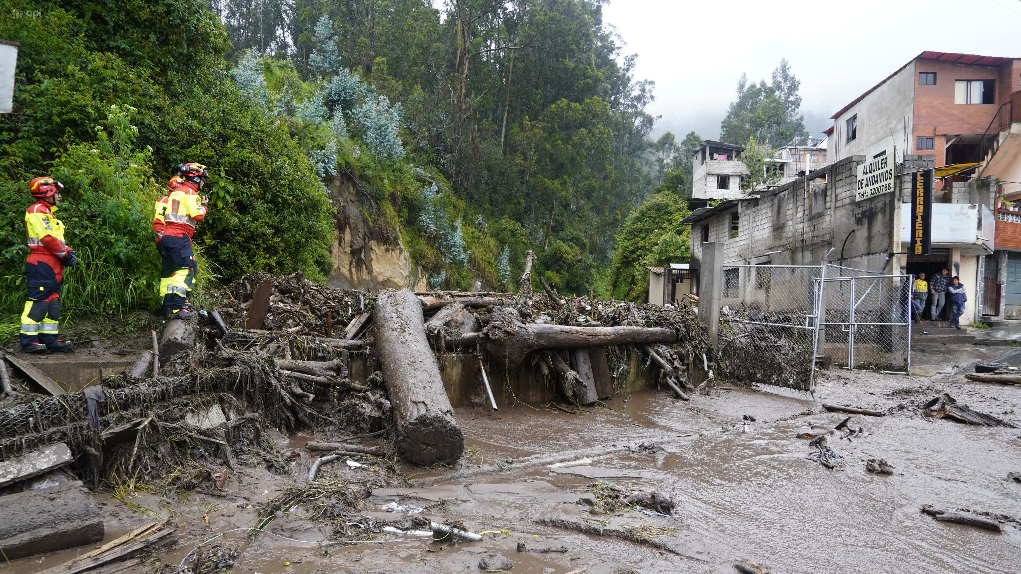 Aluvión en La Gasca