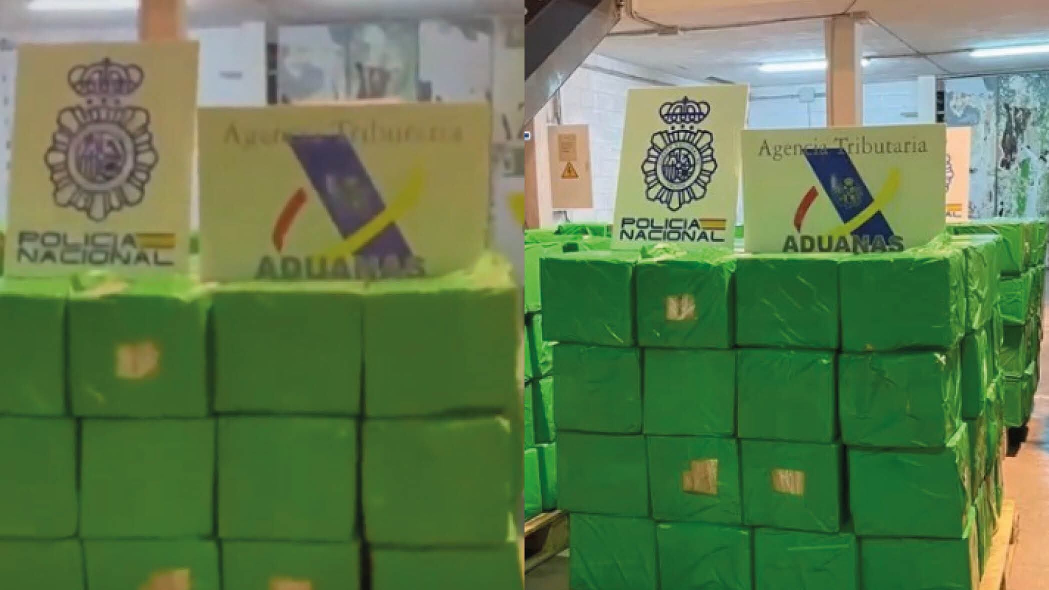 Incautan más de cuatro toneladas en España que provenían de Ecuador