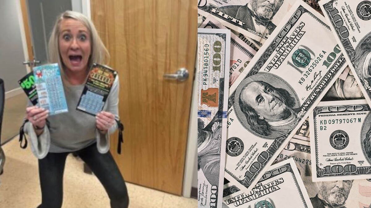 Le regalaron un boleto de lotería y terminó ganando miles de dólares