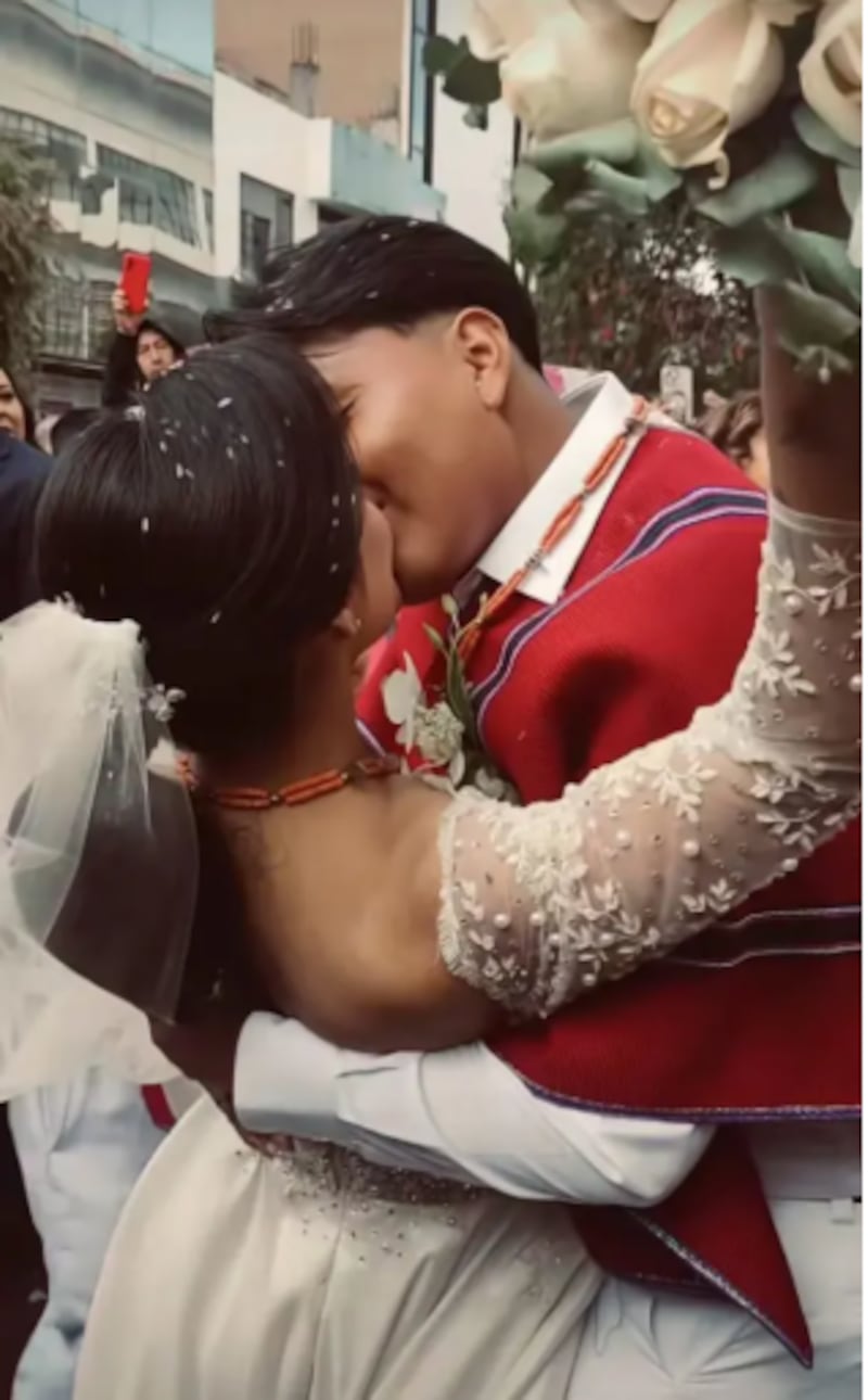 Luis Alfonso Chango se casó con Solange Solís en una boda de lujo que unió tradición y cultura en Ambato