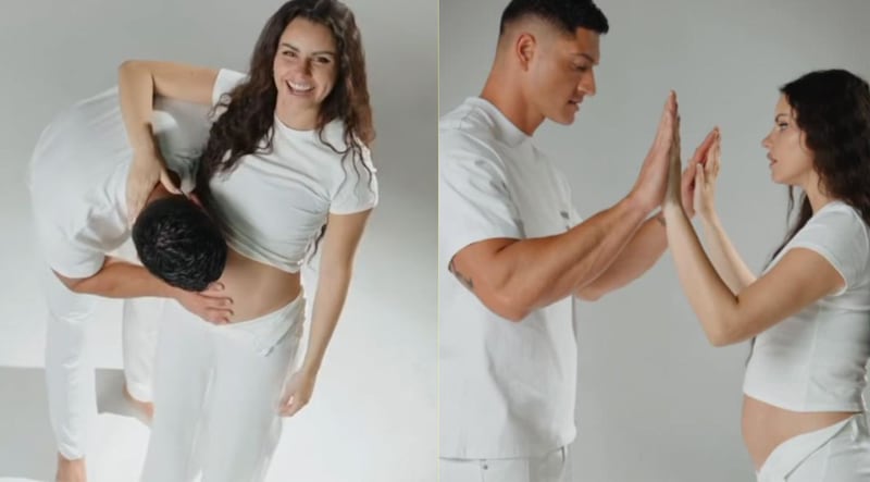 “Eres todo lo que esperábamos”: Emilia Dides y Sammis Reyes sorprendieron con especial revelación de género de su bebé