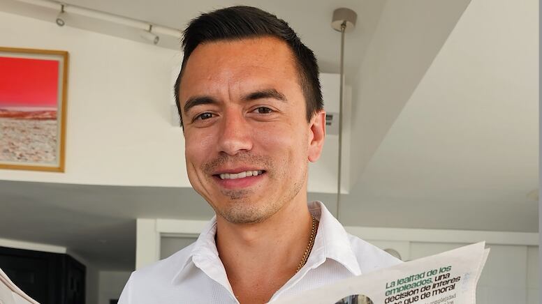 Daniel Noboa Azin, candidato a la Presidencia del Ecuador.