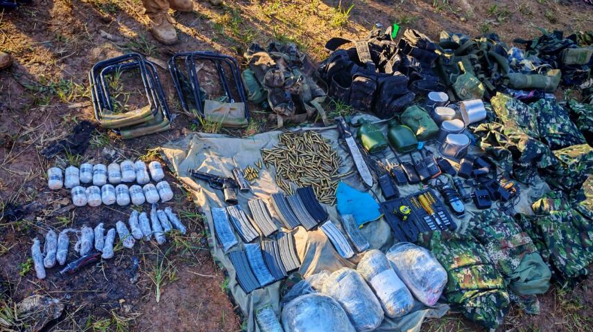 Fotos: evidencias decomisadas por los 11 militares antes de la emboscada en Alto Punino
