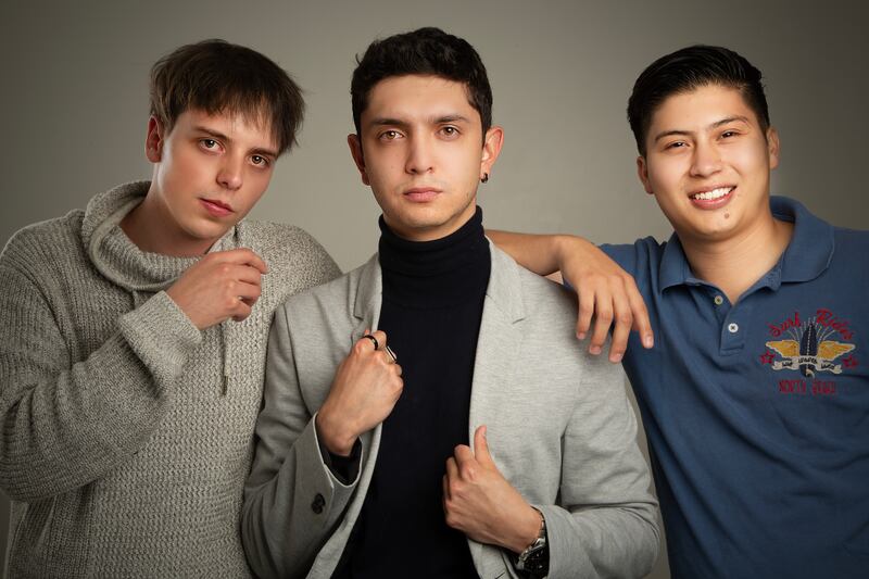 Protagonistas de la película: "Los Wánabis".