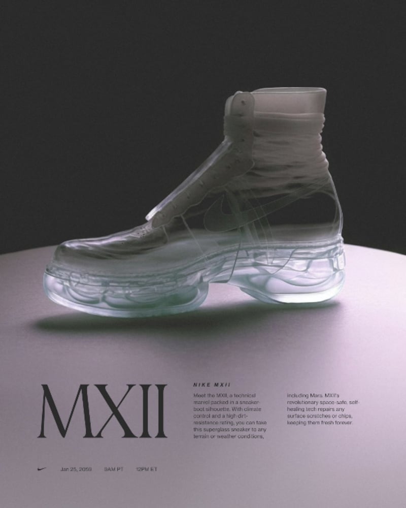 Zapatos futuristas