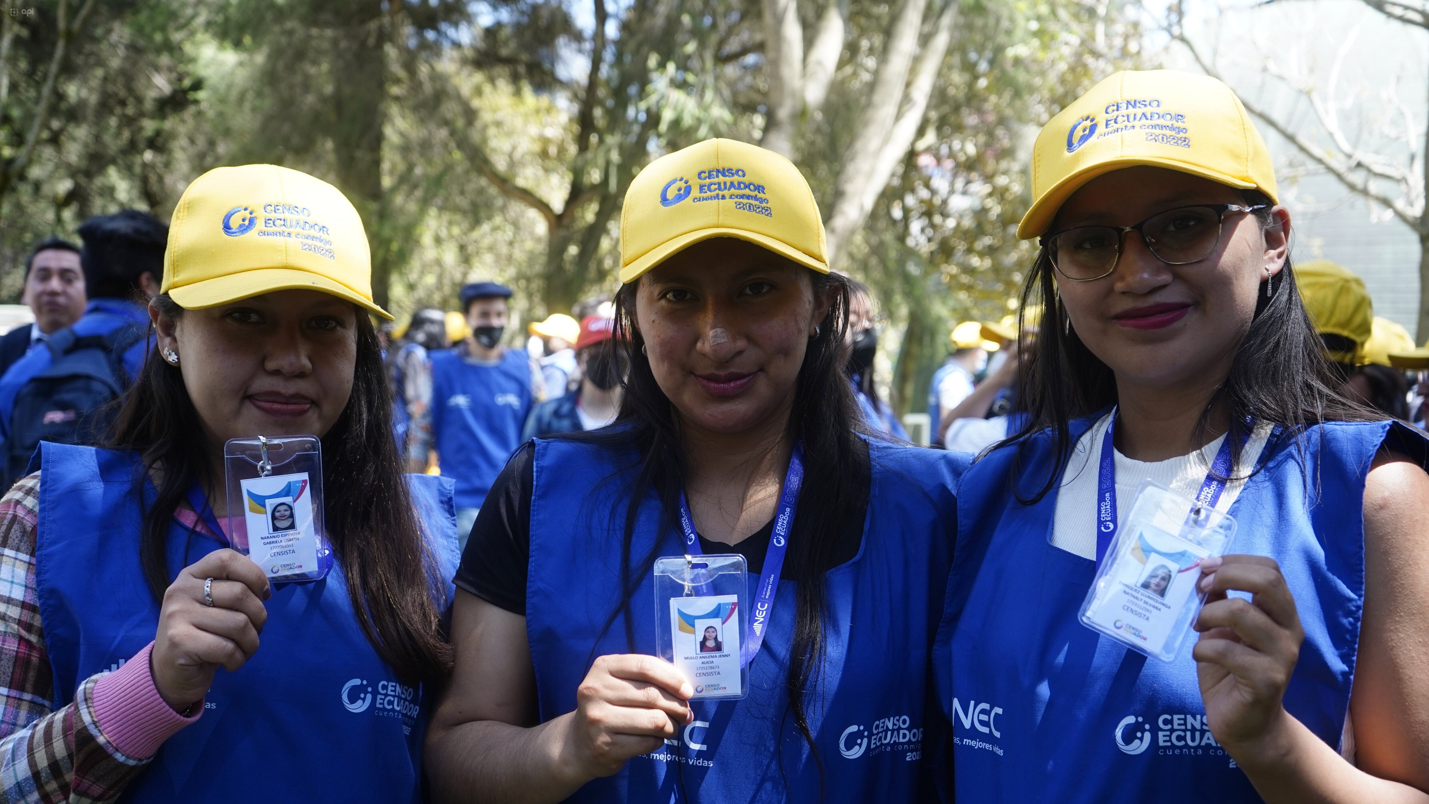 Lanzamiento de la campaña de Censo poblacional "Ecuador Cuenta Contigo" a cargo del Inec.