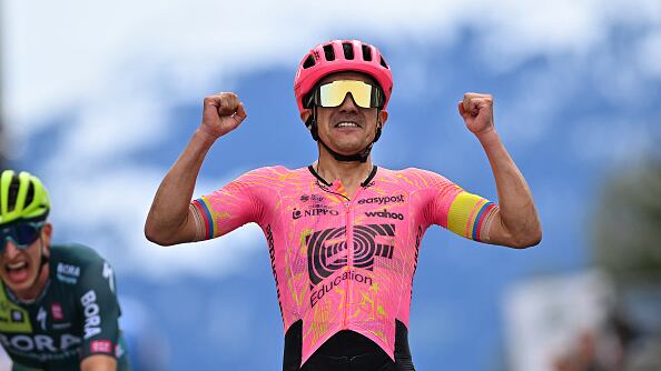 Richard Carapaz, ciclista ecuatoriano.