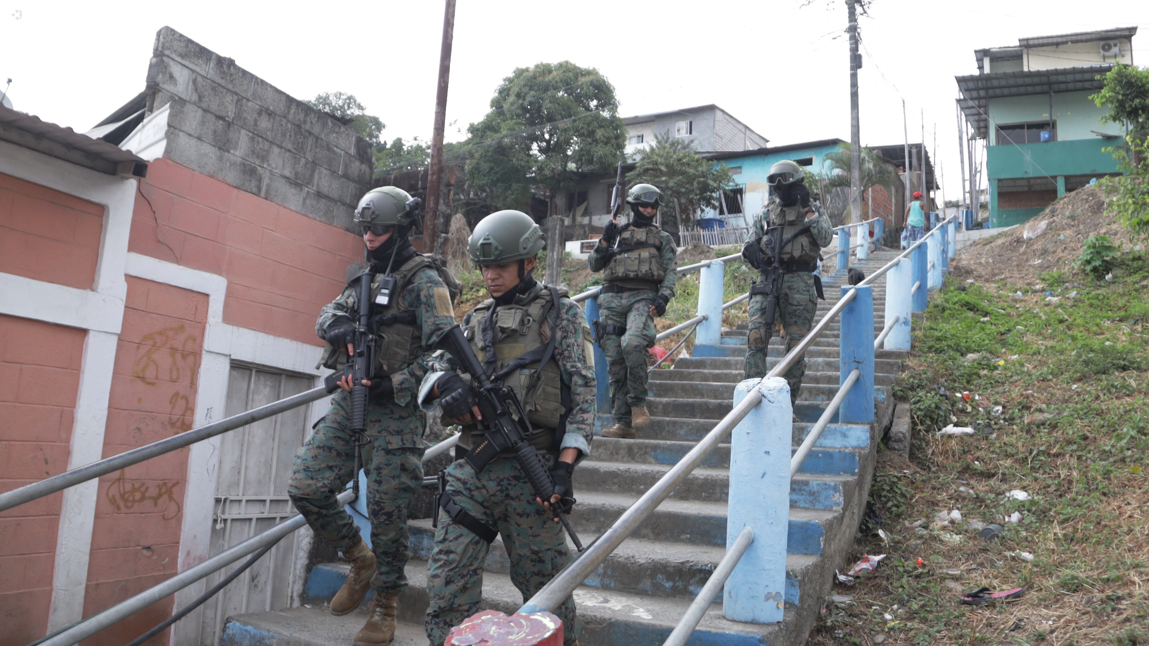 Una nueva jornada de operativos militares se realizaron en el cantón Durán.