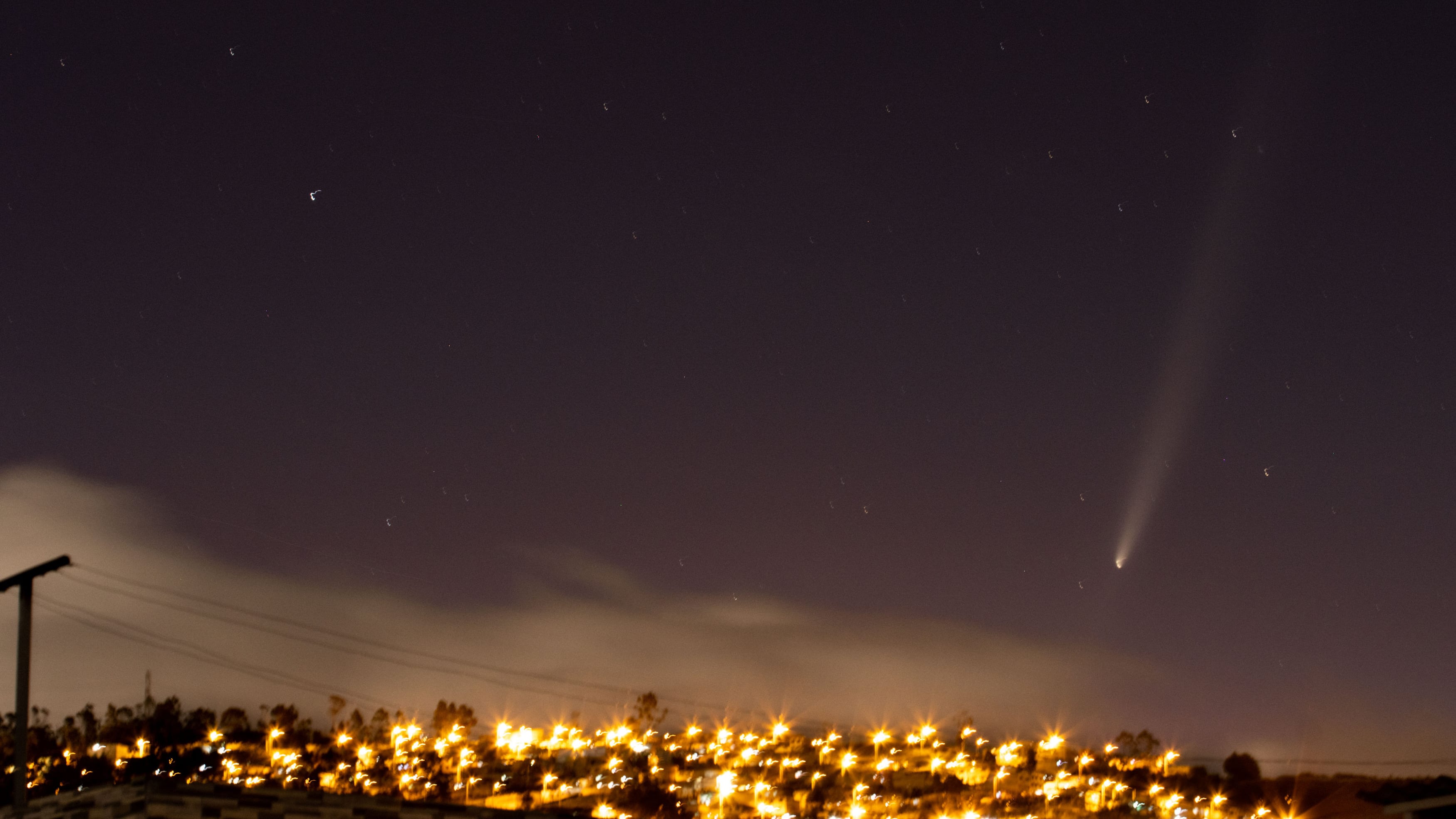 Así se vio el Cometa del Siglo en Quito y no volverá a verse en 80.000 años