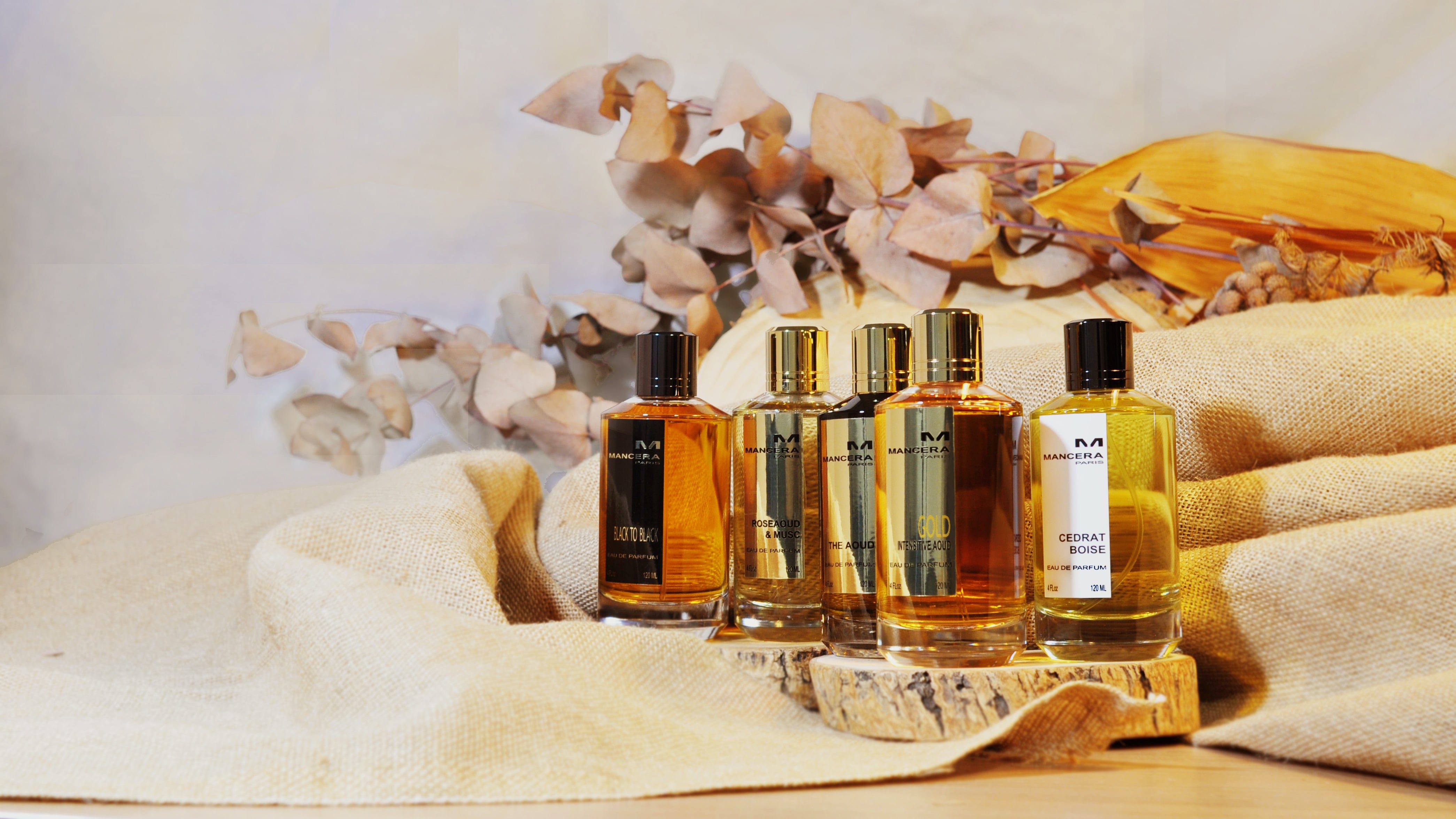 Frascos de perfumes