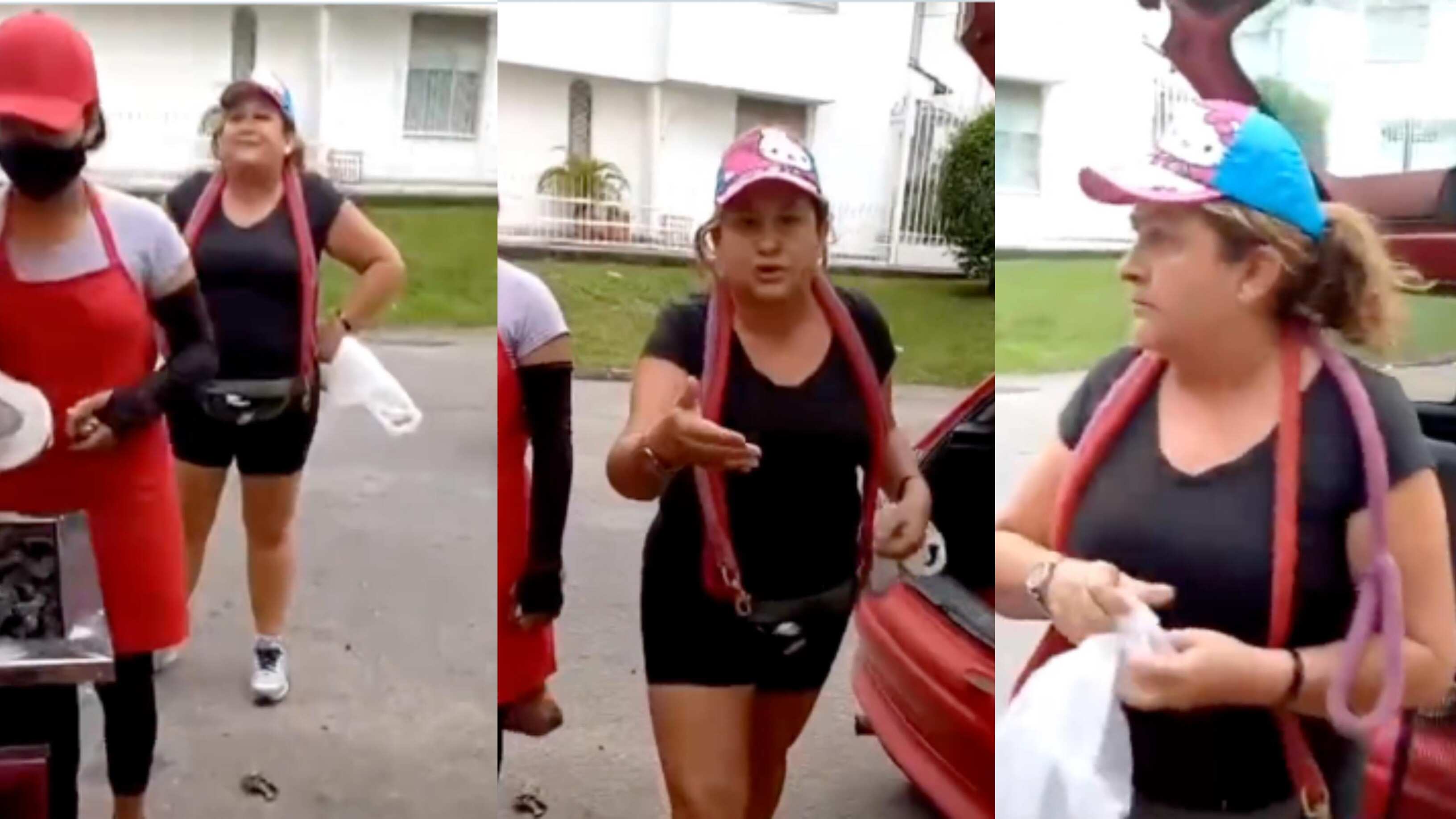 Mujer lanzó excremento a un puesto de venta de arepas en Villavicencio.