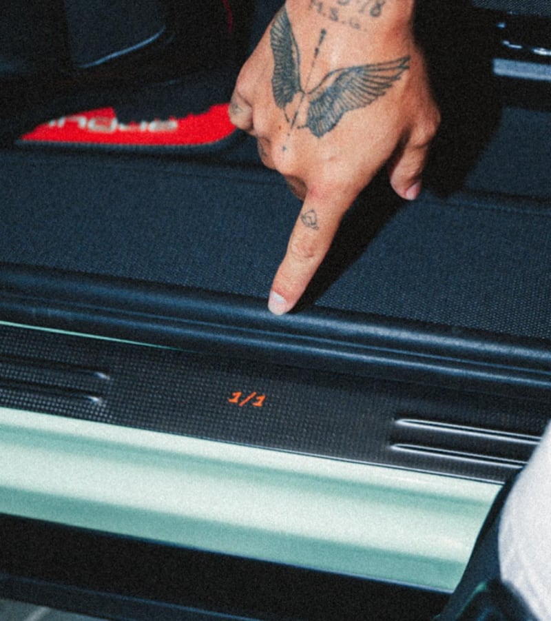 El exclusivo Ferrari de Maluma
