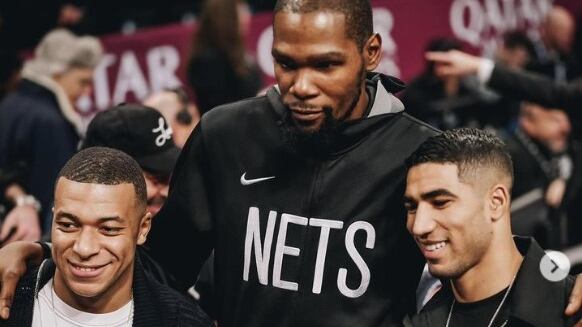 Mbappé y Hakimi en Estados Unidos