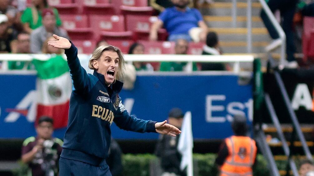 Sebastián Beccacece, entrenador de la Selección de Ecuador.