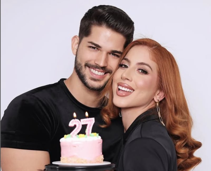 Antonella Moscoso y Reiner Izquierdo