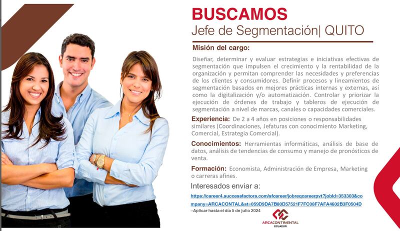 Trabajo en Quito