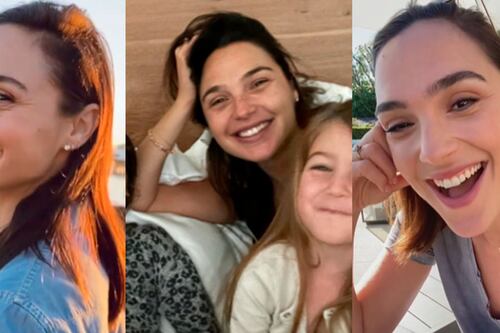 Gal Gadot prueba que lucir las arrugas y ojeras trae mayor felicidad que esconderlas