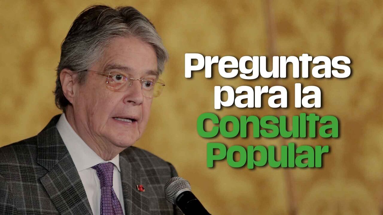 Guillermo Lasso anunció preguntas para la Consulta Popular