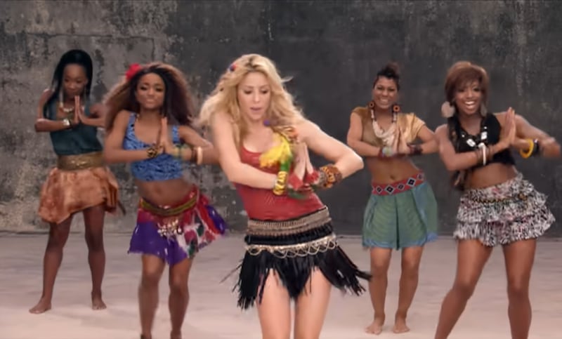 Shakira en canción con el Mundial.