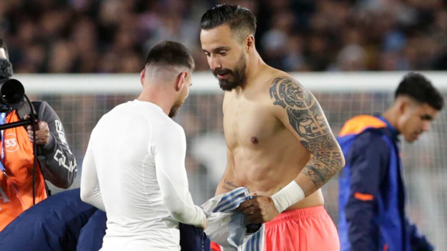 Hernán Galíndez y Lionel Messi