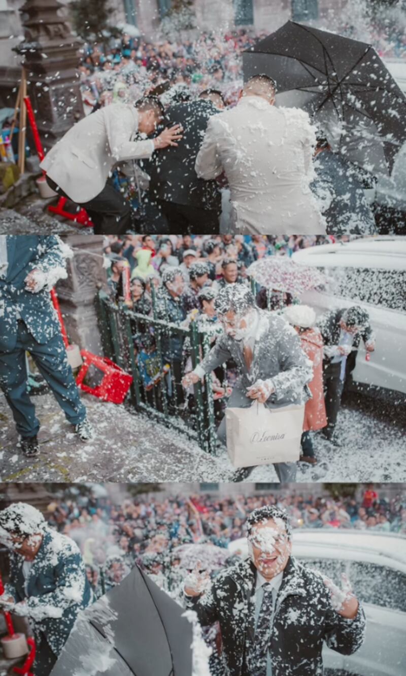 Fotos de la 'Novia del Carnaval'.