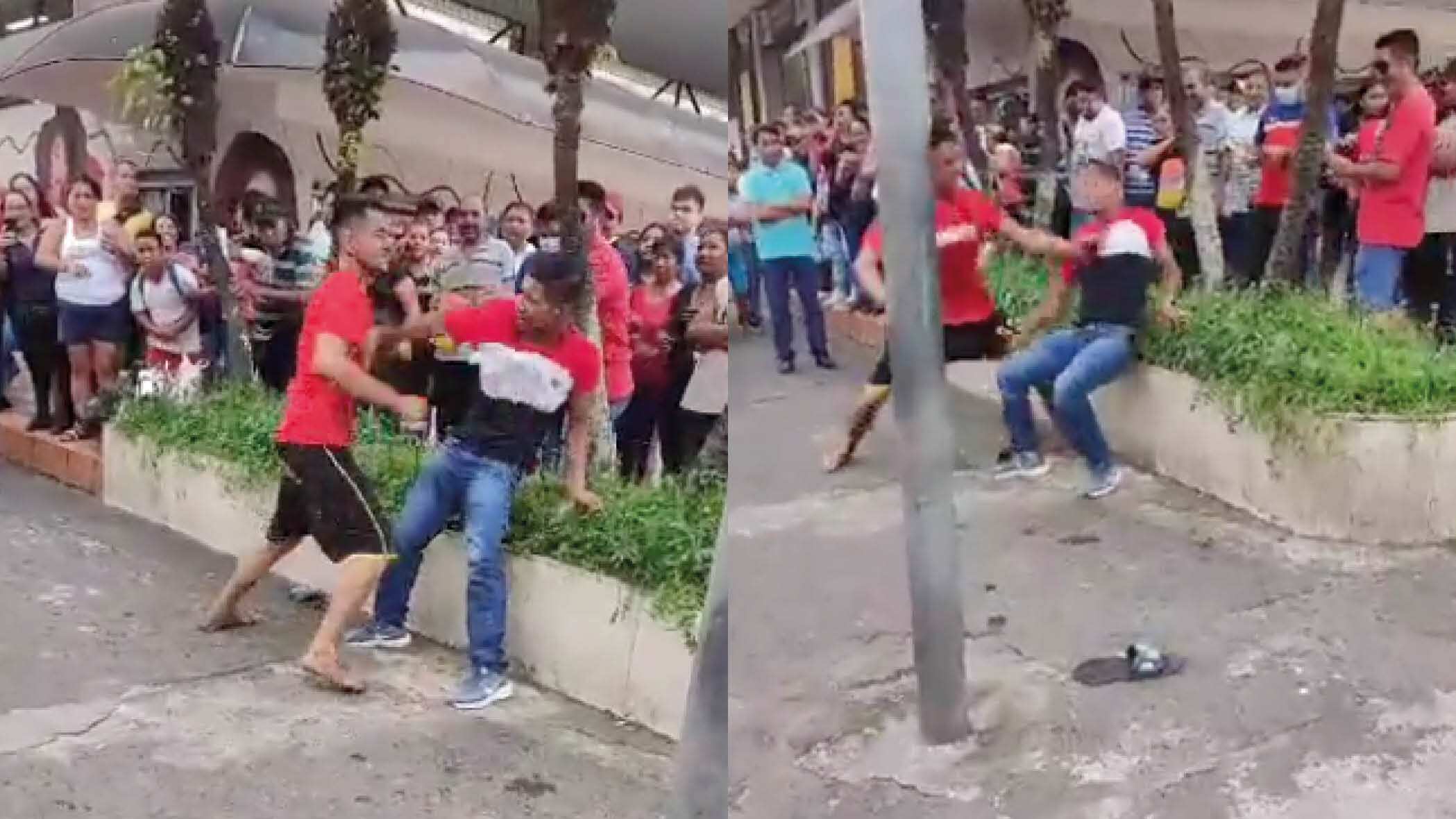 Dos hombres se pelean por el amor de una mujer en Quevedo