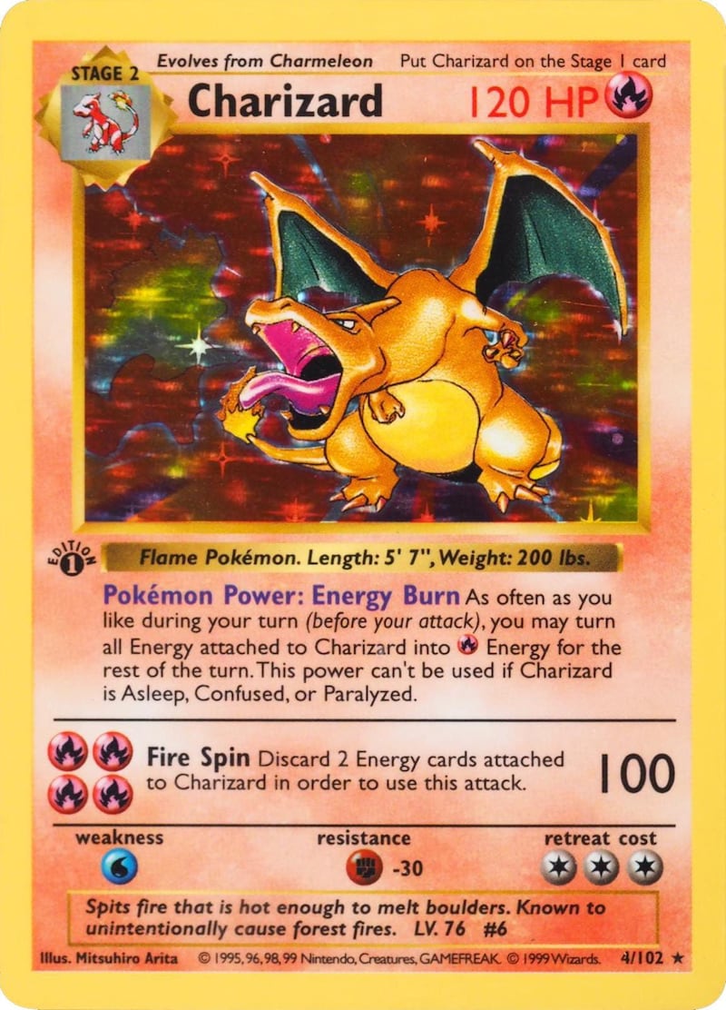 Charizard de 1.ª edición