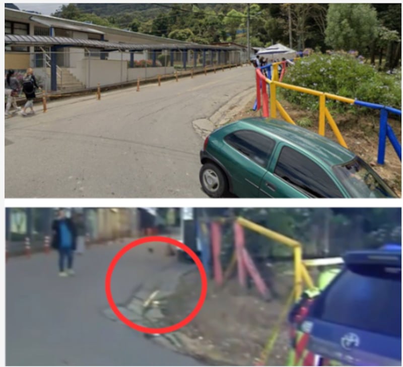 Los hechos ocurrieron en la zona de parqueadero