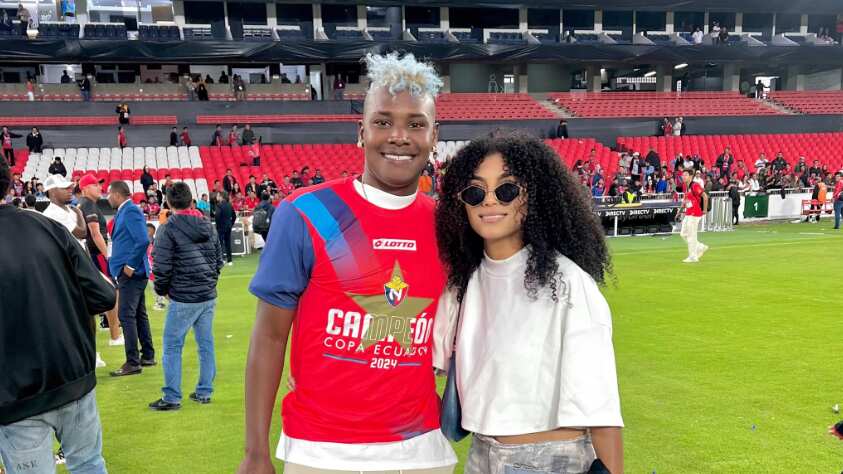 Eveling Clavijo Lascano, y su esposo, el futbolista Marcos Olmedo