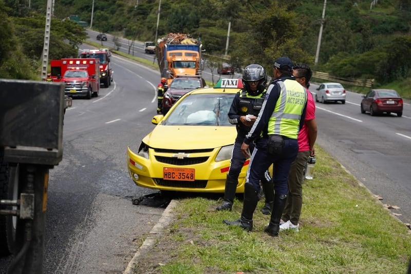 Accidente en la Simón Bolívar este 14 de noviembre