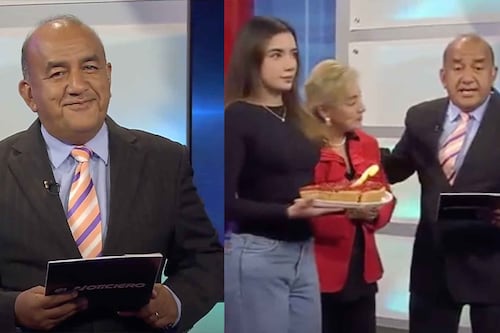 La reacción de José Delgado tras ser sorprendido en vivo por su familia en su cumpleaños