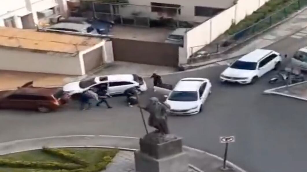 Impactante secuestro en Santa Ana