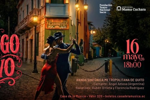 Casa de la Música presenta Tango Vivo, este 16 de mayo