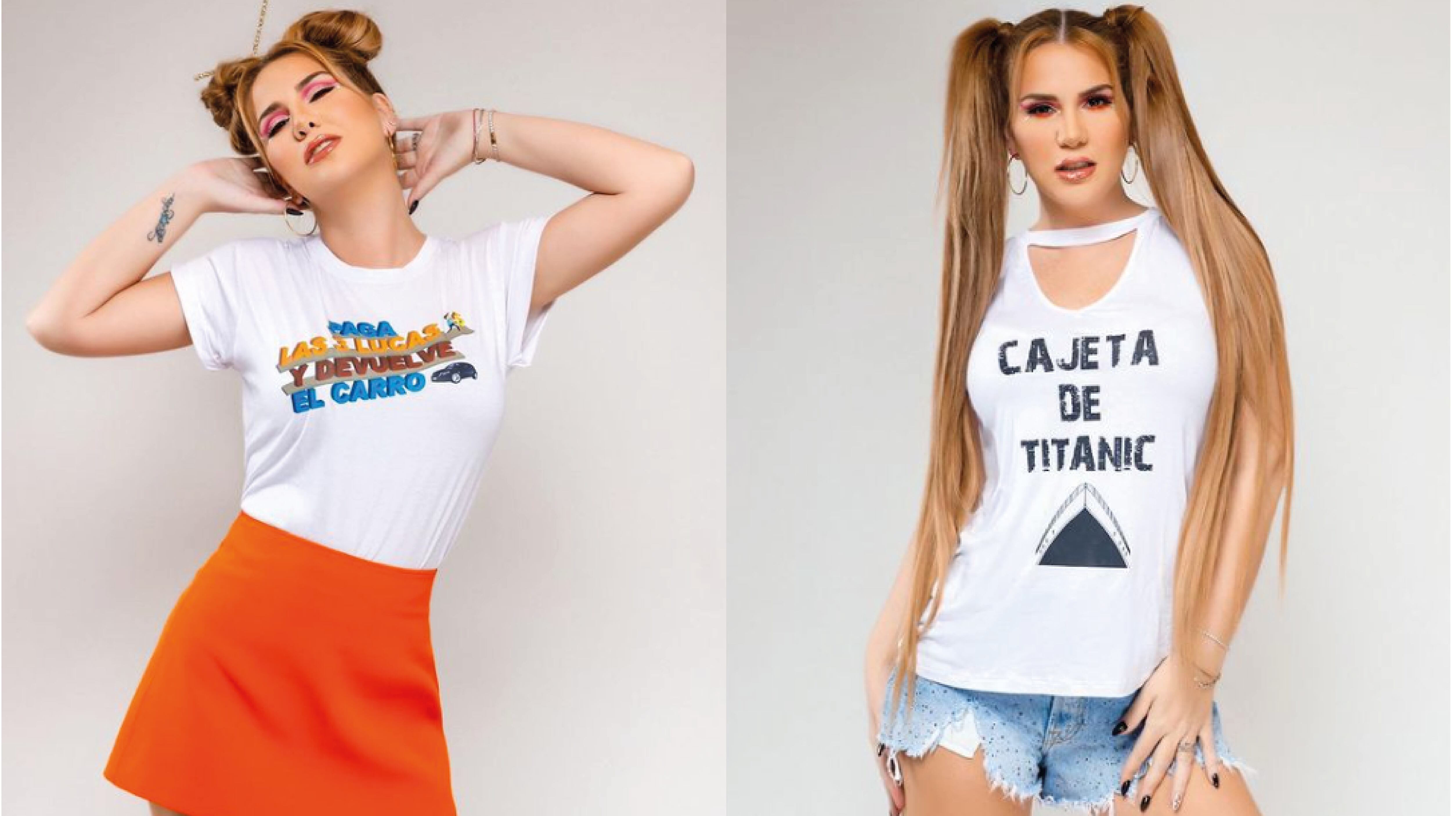 Carolina Jaume y su línea de camisetas