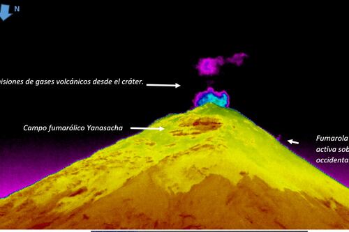 Sismo de 4.8 reaviva vigilancia sobre el volcán Cotopaxi: actividad interna muestra tendencia ascendente