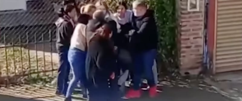 Pelea madres escuela